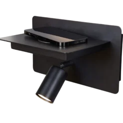 Ace vegglampe med trådløs lading USB A og C