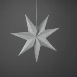 Adventstjerne 60 cm med broderi