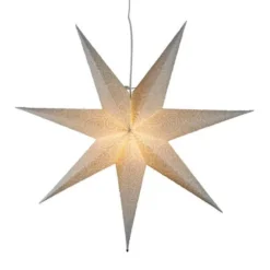 Adventstjerne 80 cm med broderi