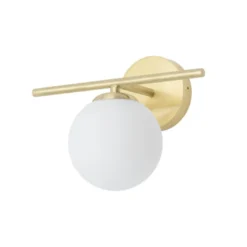 Aralia vegglampe IP44 - Messingfarget