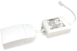 Aria D90 lavtbyggende downlight 7W 2700K IP44 m/flicker free driver dimbar - Hvit