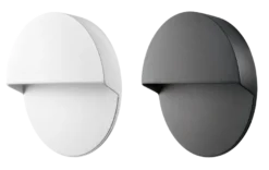 Arlon round vegglampe utendørs 10W 3000 Kelvin IK10 IP65 - Dimbar