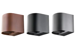 Artes round vegglampe opp/ned utendørs IP65 8W 2700K Dimbar