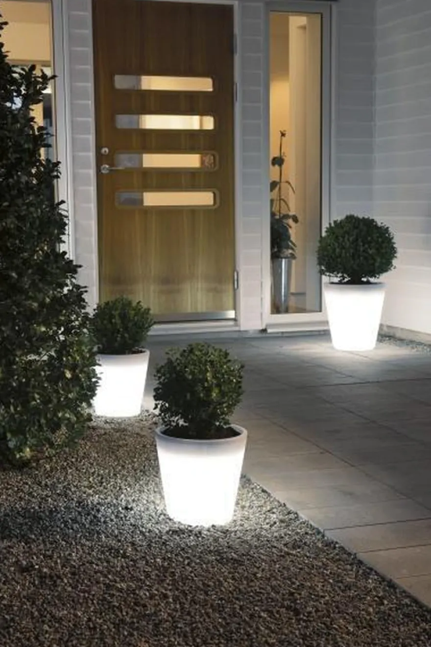 Assisi blomsterpotte liten LED plast trafo IP44