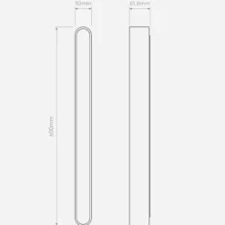 Atticus 600 vegglampe for baderom IP44 13,4W 3000 Kelvin - Dimbar