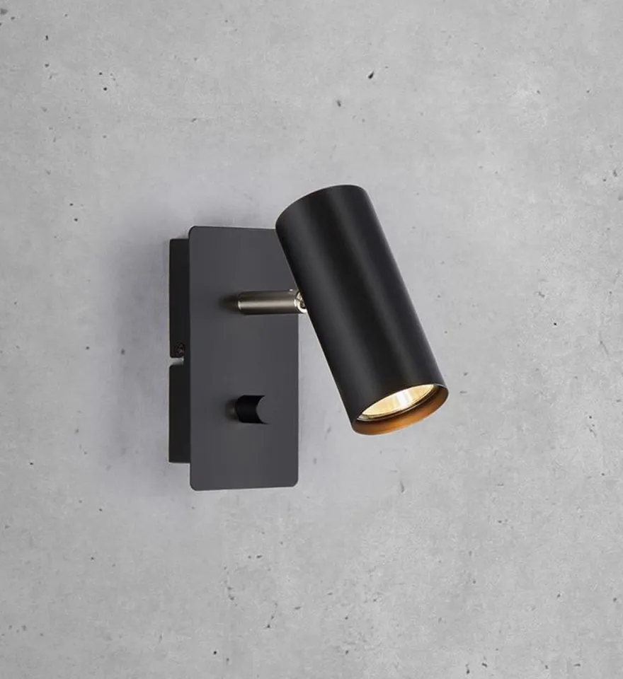 Barcelona vegglampe Svart - Svart