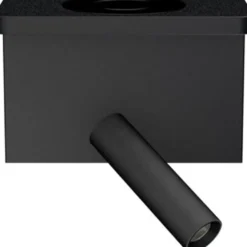 Bedside vegglampe 3W 2700 Kelvin med trådløs hurtig lader og USB A og C