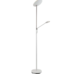 Bergamo gulvlampe m/lesearm 28+5W 183 cm 3000 Kelvin - Dimbar