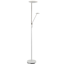 Bergamo gulvlampe m/lesearm 28+5W 183 cm 3000 Kelvin - Dimbar