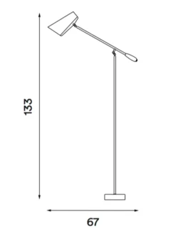 Birdy gulvlampe