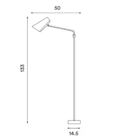 Birdy swing gulvlampe