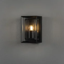 Brindisi mini vegglampe utendørs IP54 E27 - Svart