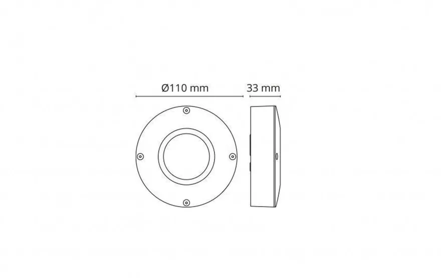 Callisto 4W LED spot, grafitt