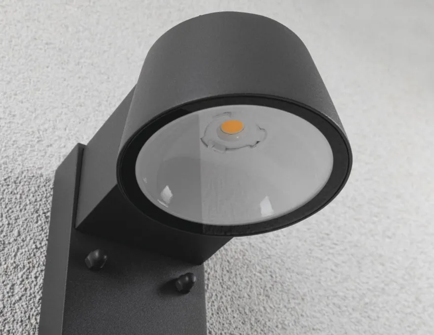 Capea vegglampe utendørs IP44 6W 2200/3000 Kelvin - Sensor