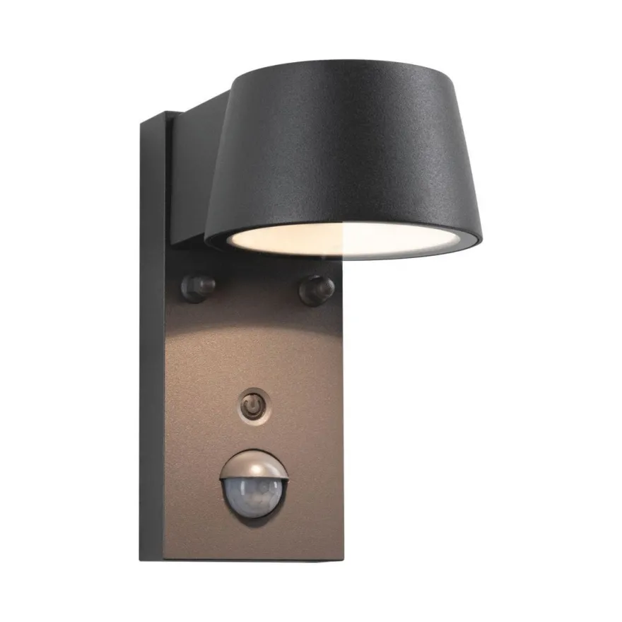 Capea vegglampe utendørs IP44 6W 2200/3000 Kelvin - Sensor