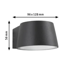 Capea vegglampe utendørs IP44 6W 2200 Kelvin
