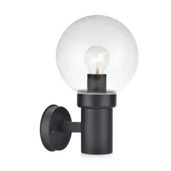 Caris vegglampe - Svart - Svart