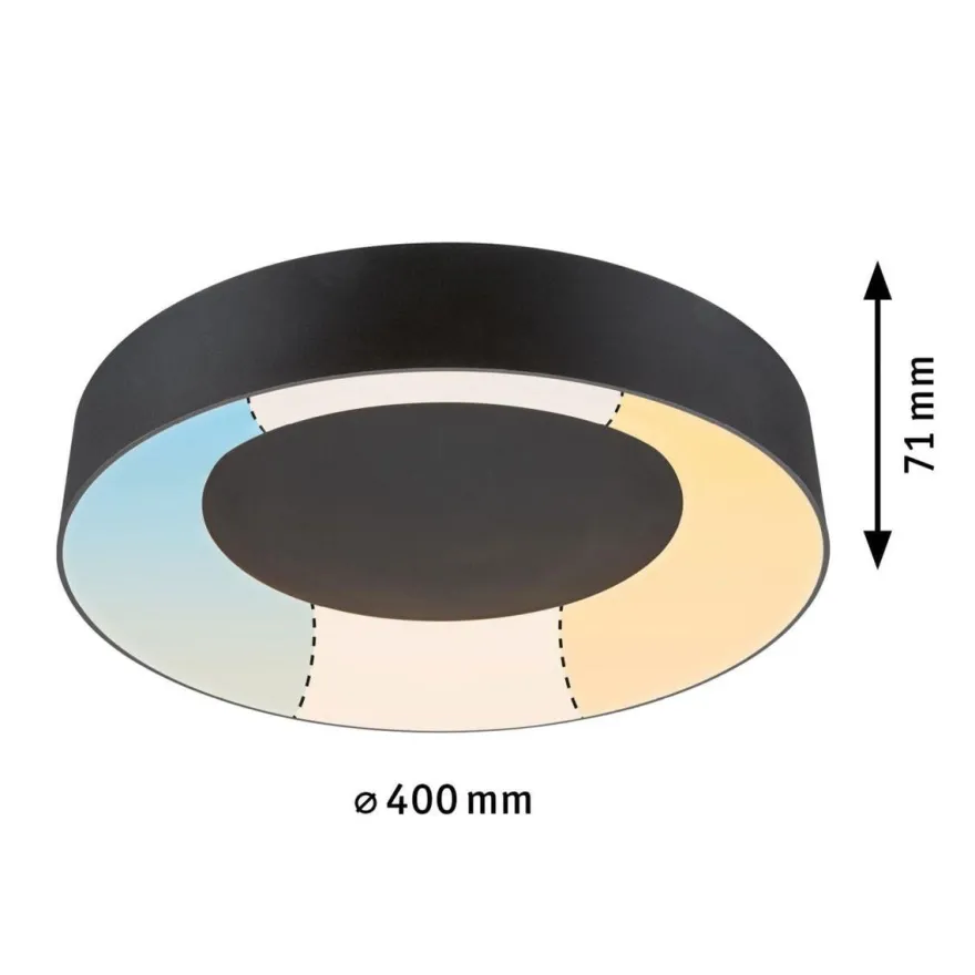Casca taklampe 40 cm 23W IP44 3000-6500 Kelvin 2100 lumen- 3-step moodmaker