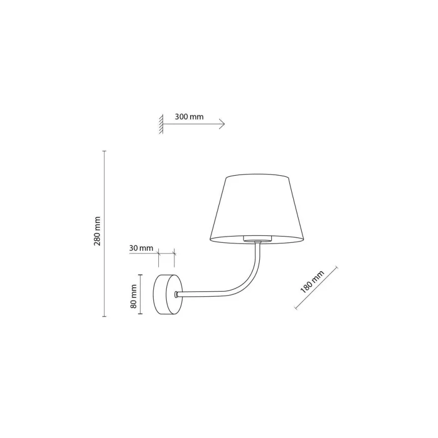 Chicago vegglampe