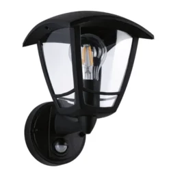 Classic vegglampe opp utendørs IP44 - Med bevegelsessensor