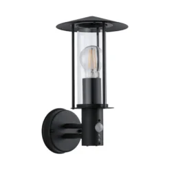 Classic vegglampe opp utendørs IP44 - Med bevegelsessensor
