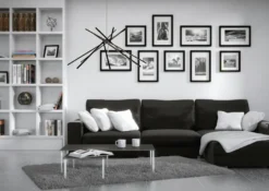 Cluster takpendel 50W Dimbar - Svart