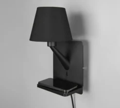 Comfort vegglampe med USB