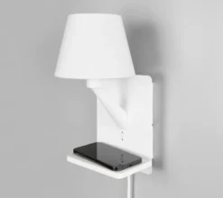 Comfort vegglampe med USB