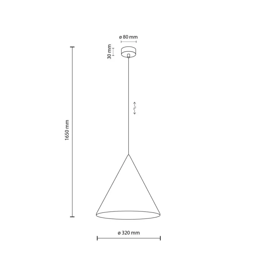 Cono takpendel 32 cm