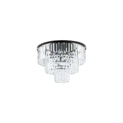 Cristal taklampe M - Svart