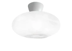 Cup 105 taklampe med glasskuppel 28 cm - Hvit/Opal hvit