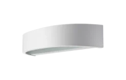 Curve direct vegglampe ned 10W 2700 Kelvin dimbar IP65 - Hvit