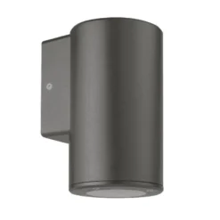 Cylindro vegglampe ned utendørs IP54 - Grafitt grå