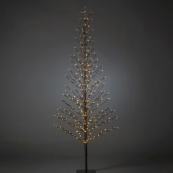 Dekorasjonstre 210 cm med 504 LED amber farget IP44 utendørs