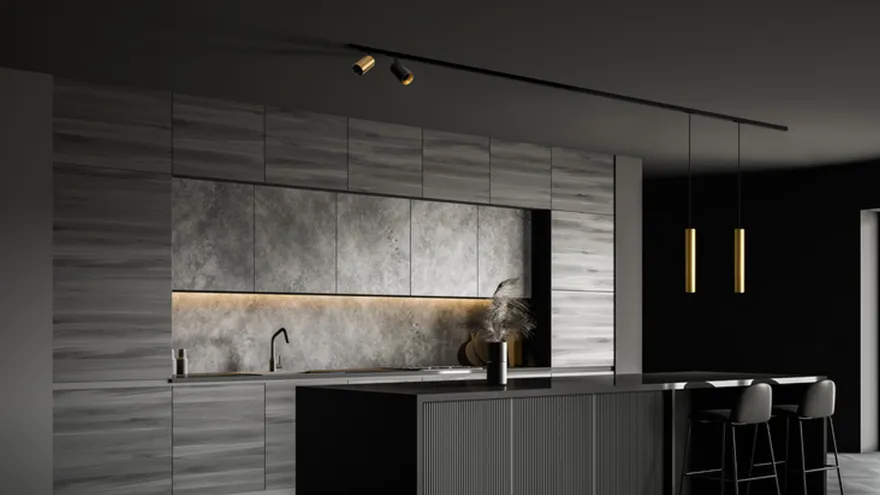 Designline Tube flex takpendel - Rose gull