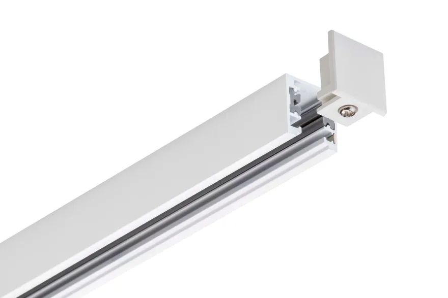 Designline Tube komplett 1,9 meter spotskinne med 5 spotter GU10 - Hvit