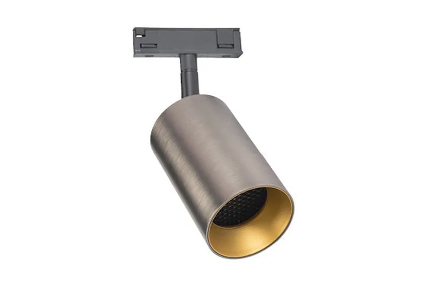 Designline Tube Pro komplett 1.9 meter spotskinne med 3 spotter GU10 - Svart/Titanium