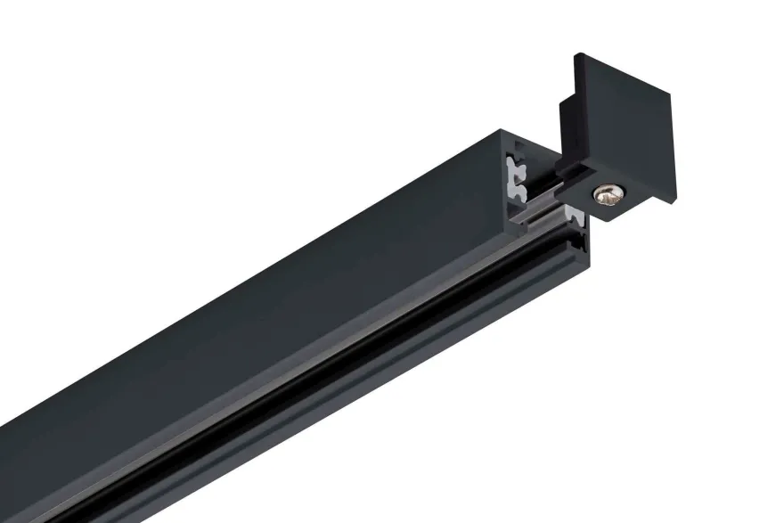Designline Tube Pro komplett 1.9 meter spotskinne med 4 spotter GU10 - Svart/Titanium