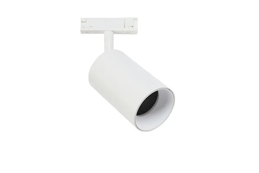 Designline Tube Pro komplett 1,9 meter spotskinne med 5 spotter GU10 - Hvit