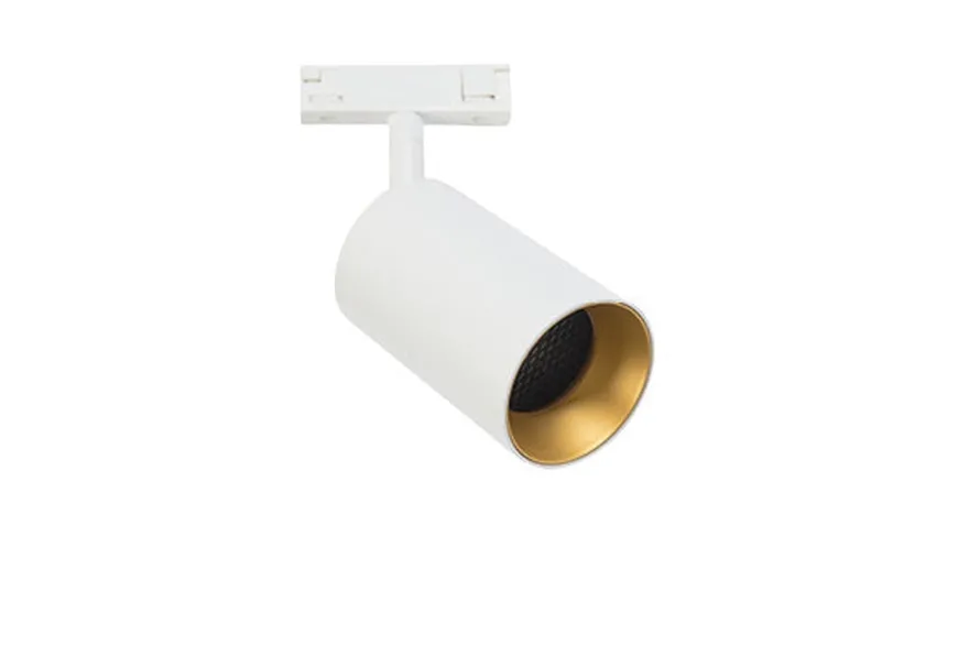 Designline Tube Pro komplett 1,9 meter spotskinne med 3 spotter GU10 - Hvit
