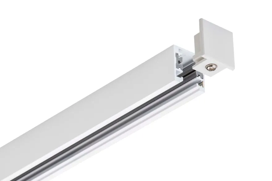 Designline Tube Pro komplett 1,9 meter spotskinne med 3 spotter GU10 - Hvit