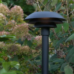 DL31 utendørs stolpe 100 cm IP44 - Svart