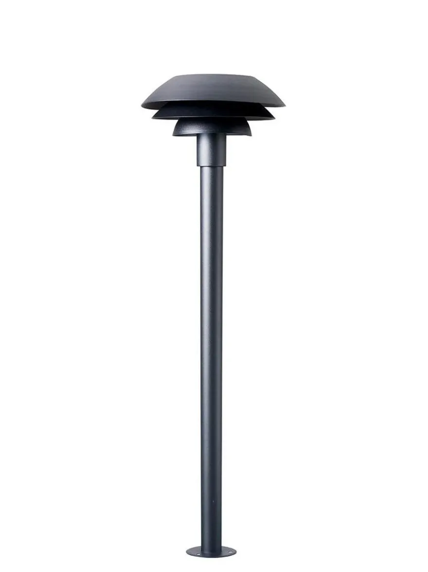 DL31 utendørs stolpe 100 cm IP44 - Svart