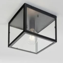 Dovre taklampe 25x25, Svart