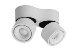 Easy mini W275 Double takspot 2x7W 2700K Dimbar - Hvit