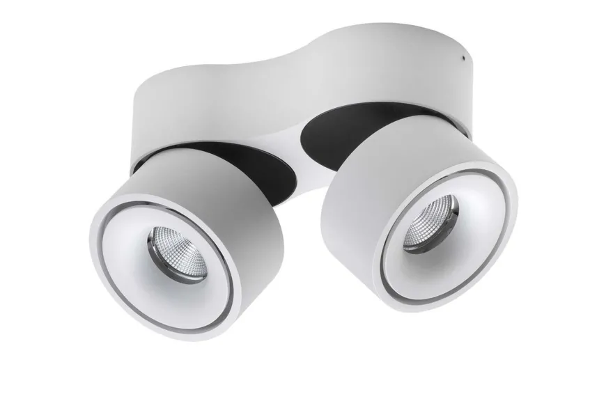 Easy W2100 Double takspot 2x10W 2700K Dimbar - Hvit