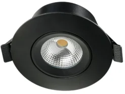 E95 lavtbyggende downlight 2700 Kelvin IsoSafe RA90 7W IP54 - Dimbar