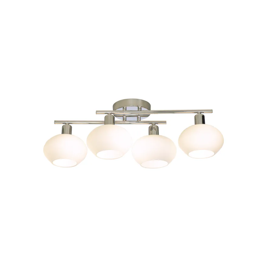 Elba taklampe 4 lys IP44/IP23