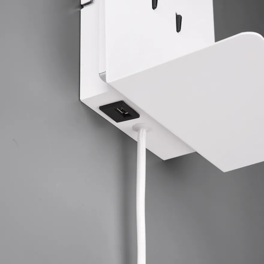 Element vegglampe - Hvit