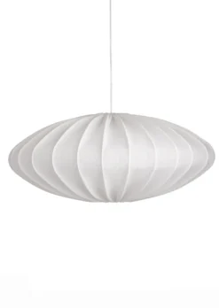 Ellipse 65 taklampe Hvit Lin